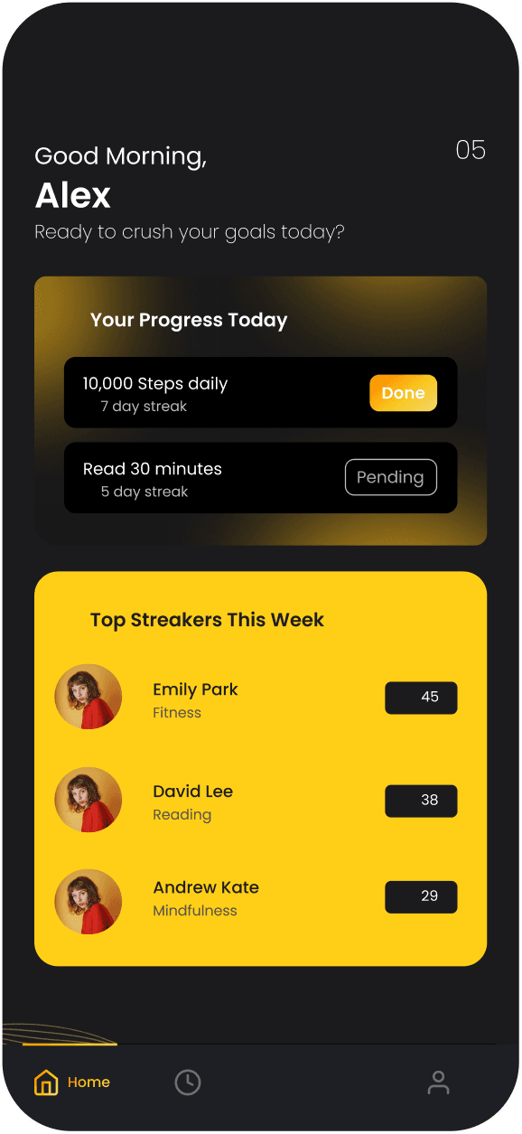SWORN APP screen 1