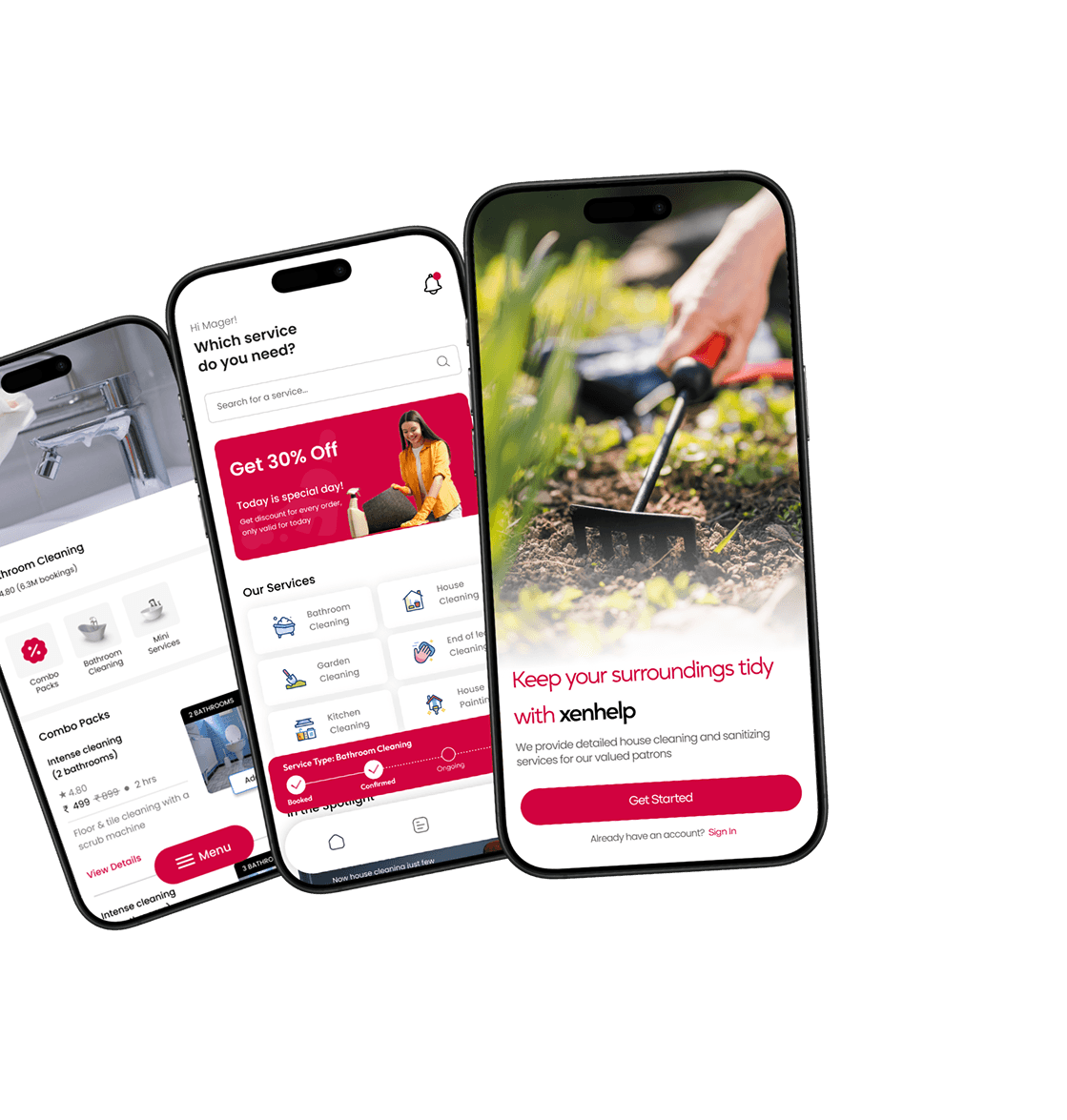 XenHelp white-label app solution screens